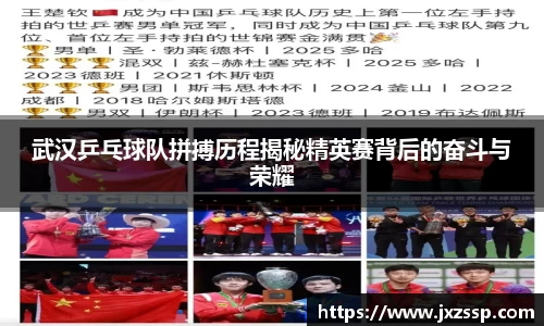 武汉乒乓球队拼搏历程揭秘精英赛背后的奋斗与荣耀